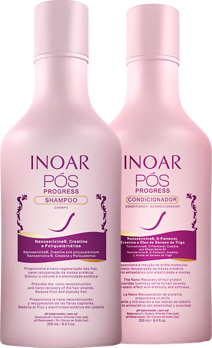 INOAR Duo PÓS Progress Kit (Shampoo & Conditioner) - ADDROS.COM